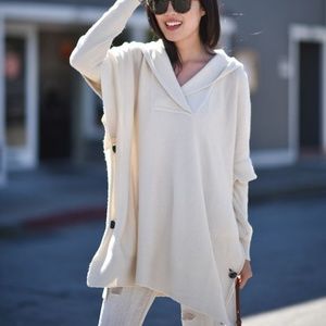 Oversized poncho sweater